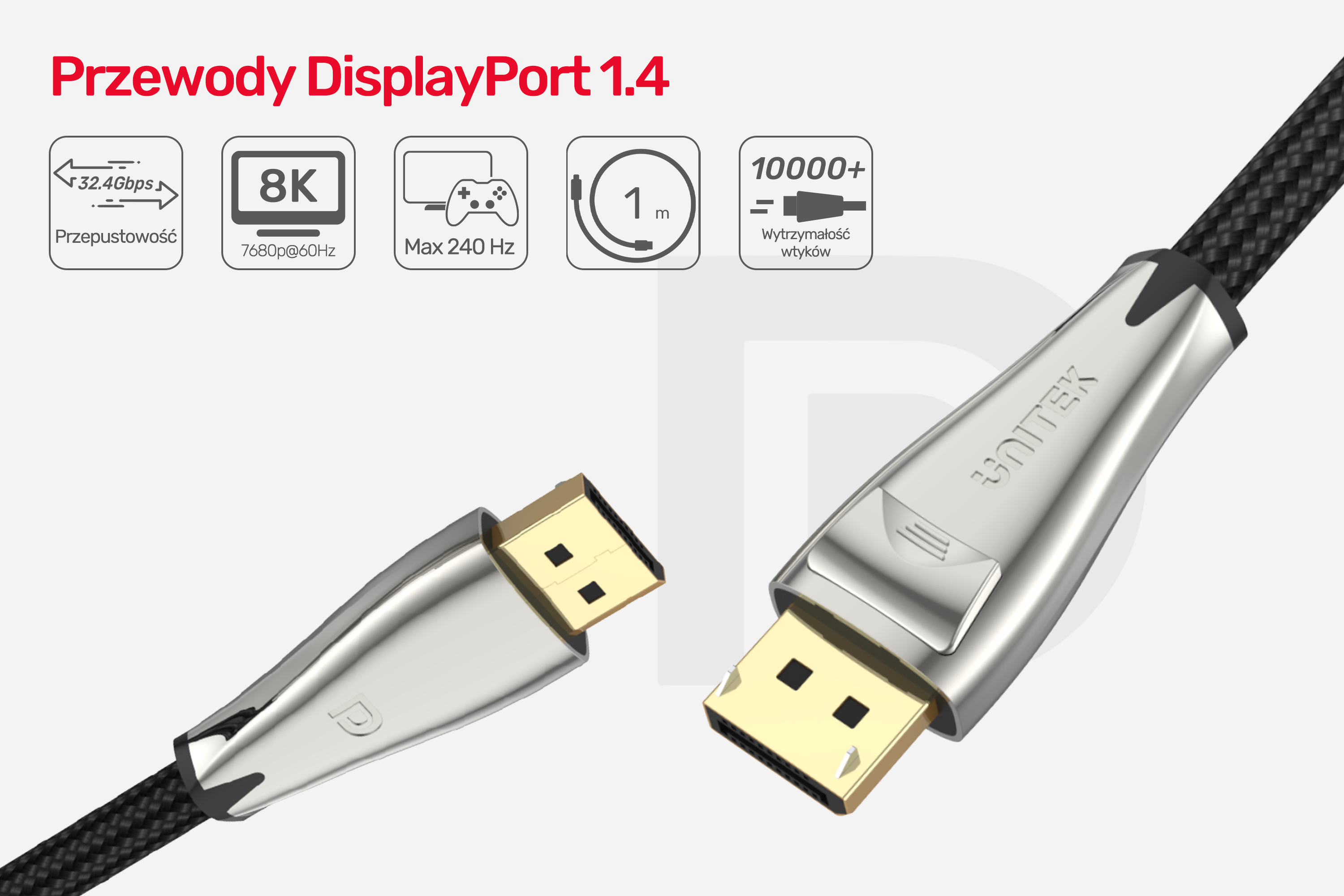 Przewody DisplayPort