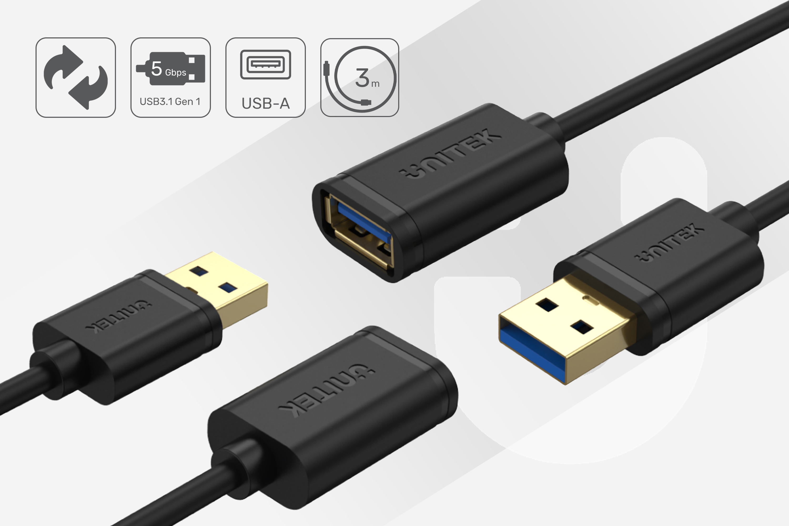 Unitek przewód przedłużacz USB 3.1 specyfikacja