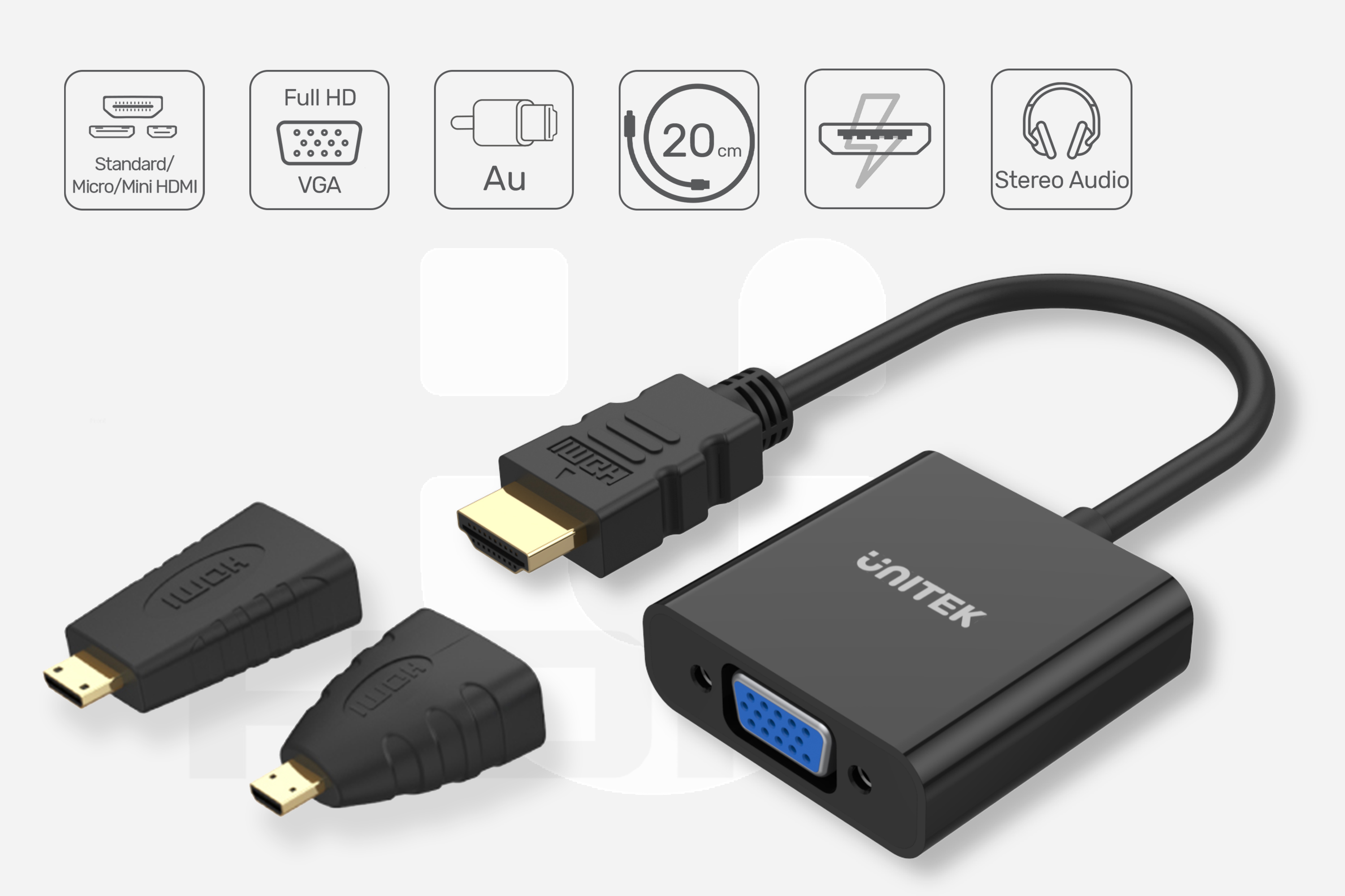 Adapter Standard, Micro i Mini HDMI